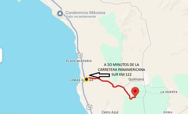 Terreno en Venta 1.5 hectáreas en Quilmaná - Cañete