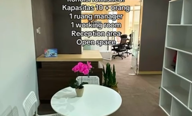 DISEWAKAN OFFICE FURNISH DI THE CEO BUILDING