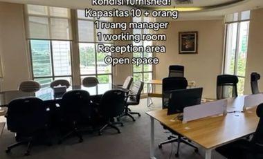DISEWAKAN OFFICE FURNISH DI THE CEO BUILDING