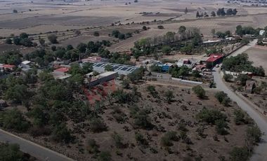 Terreno en RENTA, muy cerca de BIOPAPEL y corredor industrial TEMASCALAPA $3/m2