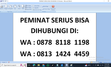 Jl Raya Bogor Cilodong Depok Ruko3.5 Lt 9x4 meterStrategis Dijual LT80m2 SEBELAH INDOMARET & JANJI JIWA