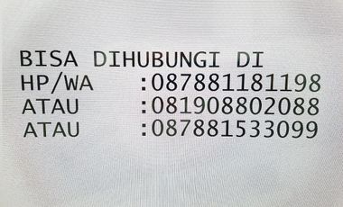 Jl Raya Bogor Cilodong Depok Ruko3.5 Lt 9x4 meterStrategis Dijual LT80m2 SEBELAH INDOMARET & JANJI JIWA