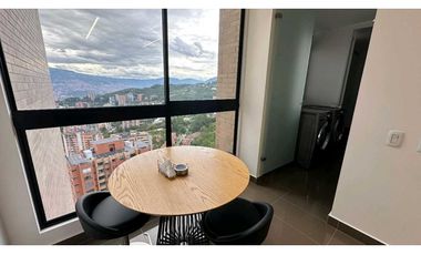 Venta apartamento medio-amoblado Poblado La Calera