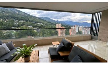 Venta apartamento medio-amoblado Poblado La Calera