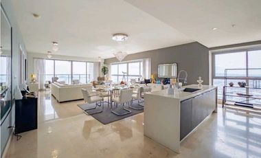 ALQUILER DE PENTHOUSE AMUEBLADO CON VISTA AL MAR EN PH YOO 330M2 JP