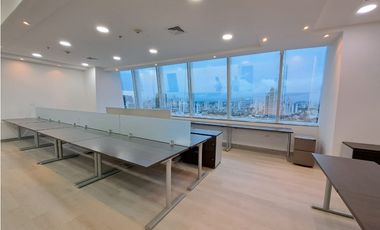 ALQUILER OFICINA REMODELADA-AMOBLADA MTTO INCLUIDO T LAS AMERICAS JP