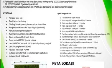RUMAH BERSUBSIDI TIDAK BANJIR