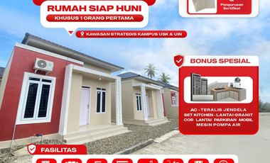 Rumah Dijual Tipe 45 Siap Huni Lokasi Strategis Dekat Kampus UIN & Unsyiah Banda Aceh