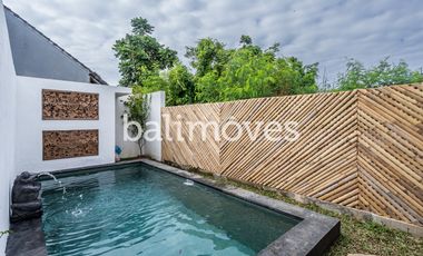 Vila Satu Kamar Tidur Bergaya Joglo dengan Pemandangan Sawah di Renon