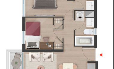 Departamento en Venta en Zenteno / Metro Parque OHiggins