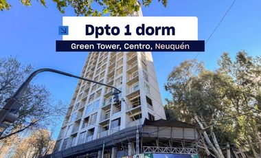 Dpto 1 dorm en venta Green Tower - Centro Neuquén