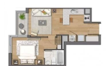 ARRIENDO Depto 1D1B metro Ovalle L2 ; Ciudad del Niño