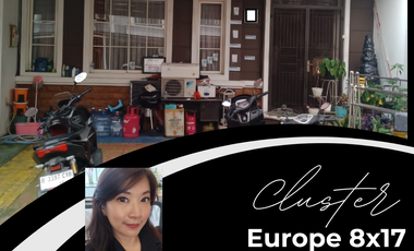 Rumah 8x17 Cluster Eropa 2 Lantai di Greenlake City–Dekat Danau Asri