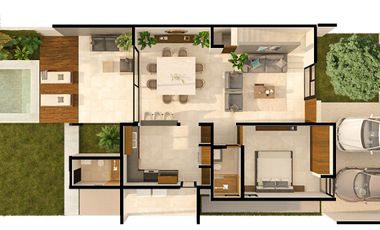 Luxury 3-Bedroom House with Private Pool, Garden, and 24/7 Security MID-028