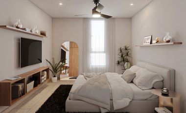 House for Sale in San Juan Bautista, Mérida: Strategic Location and Rooftop with Pool MID-019