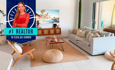 For Sale: Luxurious 2-Bedroom Condo with Spacious Terrace in Puerto Aventuras – Fully Furnished and Equipped RS-037