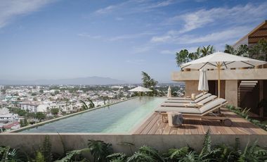 Fabulous studio with luxury finishes for sale in puerto vallarta PV-055