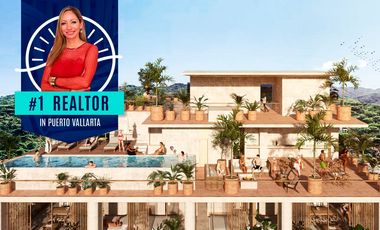 Fabulous studio with luxury finishes for sale in puerto vallarta PV-055