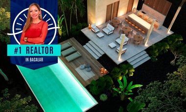 LUXURY VILLAS IN EL PARAISO FOR SALE IN BACALAR  BC-006