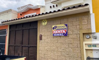 Casa en renta - VILLAS DE SAN LORENZO S.G.S., San Luis Potosí