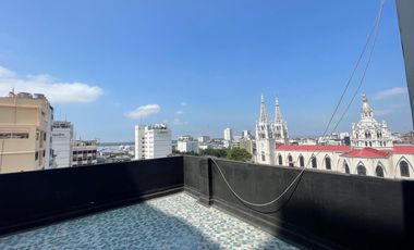 Departamento en  Alquiler Centro de Guayaquil Escobedo y Aguirre AleMo