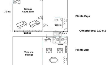 Venta de bodega o renta con oficinas Recinto Portuario Veracruz, piso preparado para carga pesada