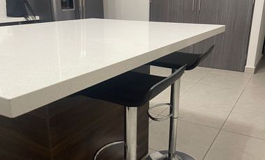 Departamento amueblado y equipado Living San Nicolás