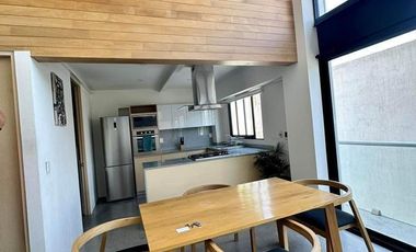 DEPARTAMENTO EN RENTA TIPO LOFT AMUEBLADO
