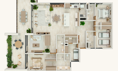 Departamento(3R) en Venta en Arrecife, Sisal