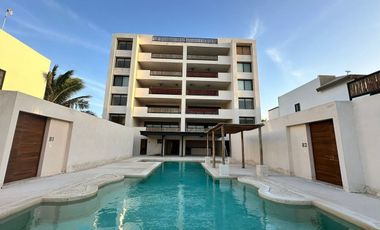 Departamento frente al mar en Sisal