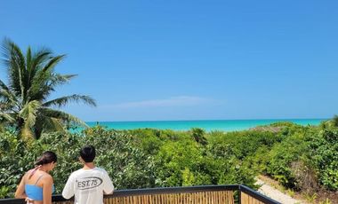 Departamento frente al mar en Sisal