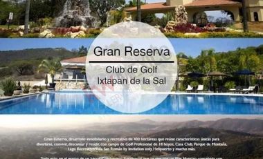 Casa Campestre En Venta, en Residencial Gran Reserva Golf Resort  Country Club (Ixtapan de Sal, Estado de México)