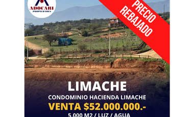 LIMACHE - REBAJADA PARCELA EN CONDOMINIO - 5.000 m2