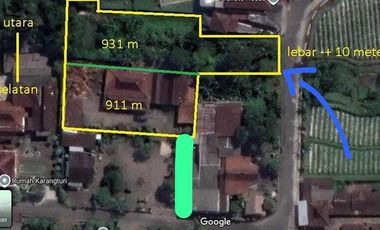 Tanah Bangunan Joglo & Tanah Pekarangan  Murah