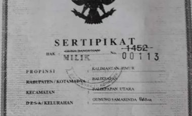 Rumah komplek Wika balikpapan