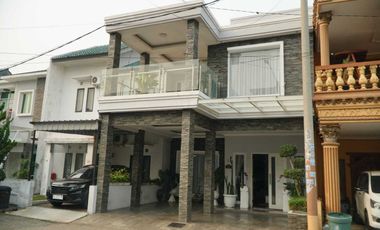 DIJUAL RUMAH MEWAH FULLY FURNISHED KOMPLEK DIAN REGENCY PALEMBANG