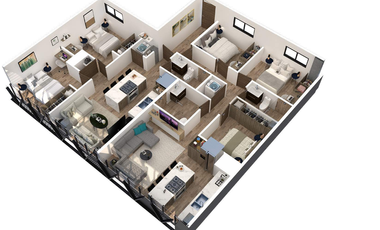 Departamento en venta en  zona sur en Monterrey