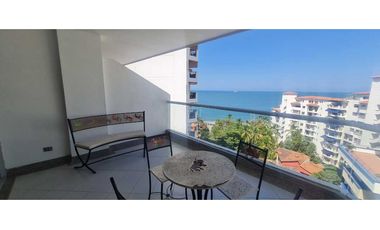 Apto en arriendo en Bello Horizonte con hermosa vista al mar