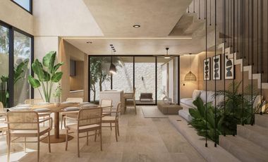 VillaVilla de 4 habitaciones en venta en Tulum a pocos metros de la playa | Alberca y terraza