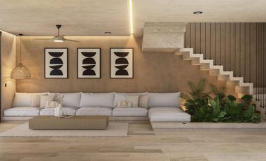 VillaVilla de 4 habitaciones en venta en Tulum a pocos metros de la playa | Alberca y terraza