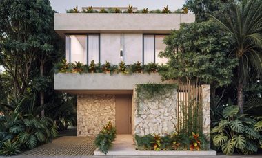 VillaVilla de 4 habitaciones en venta en Tulum a pocos metros de la playa | Alberca y terraza