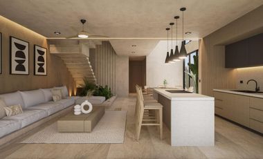 VillaVilla de 4 habitaciones en venta en Tulum a pocos metros de la playa | Alberca y terraza
