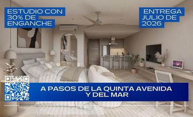 ESTUDIO | PLAYA DEL CARMEN | A MINUTOS DEL MAR | CON ELEVADOR PANORÁMICO