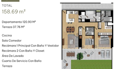 Departamentos de lujo MONTEBOSCO