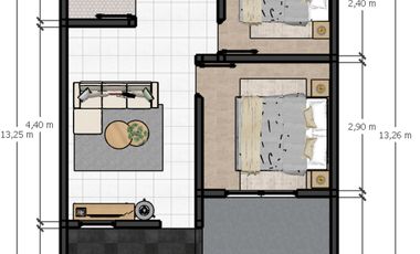 Rumah LT 78 di Sentul 11 Menit ke Terminal Ciparigi Siap Huni J-28961
