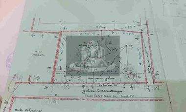 DIJUAL TANAH ZONA KOMERSIL STRATEGIS ADA BANGUNAN DI JAKARTA PUSAT