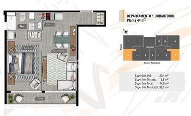 Departamento en Venta en COD36302 Condominio ubicado en calle Inglaterra a pasos de Universidades