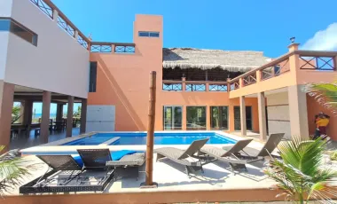 Vendo casa frente al mar isla blanca costa mujeres