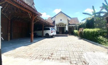 RUMAH JOGLO KLASIK DENGAN TANAH LUAS - HARGA MURAH DI SENDANGTIRTO