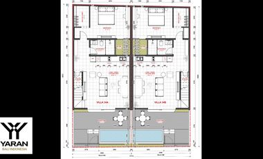2-bed 2-bath two storey villas within 4 minutes' walk to the beach